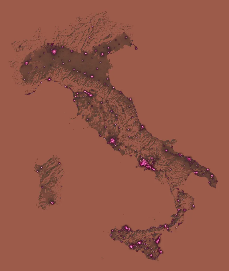 Mappa presenza Global Contract